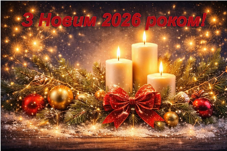Листівка з Новим 2026 роком